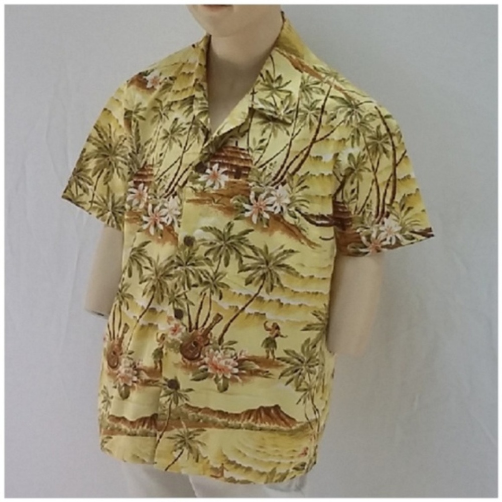 *BOYS* BISHOP ST, Button Up Tropical Shirt size Me